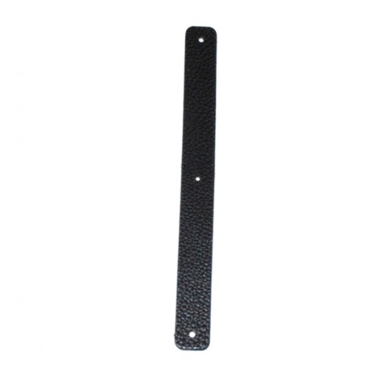 Leather strap 14 mm brown / black
