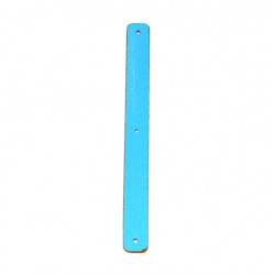 leather strap 14 mm blue / brown