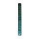 Leather strap 14 mm green / metal gray