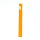 Leather strap 14 mm silver / yellow