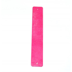 leather strap 25 mm fuchsia / gray