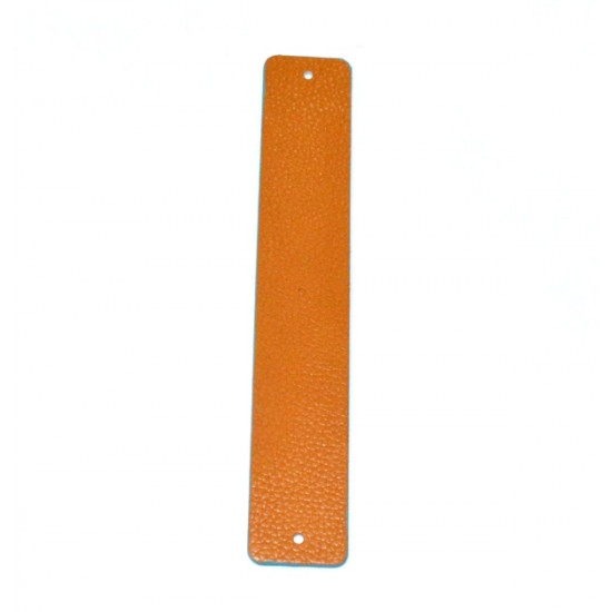leather strap 25 mm blue / brown