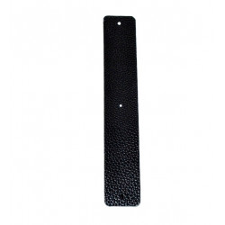 leather strap 25 mm black / white