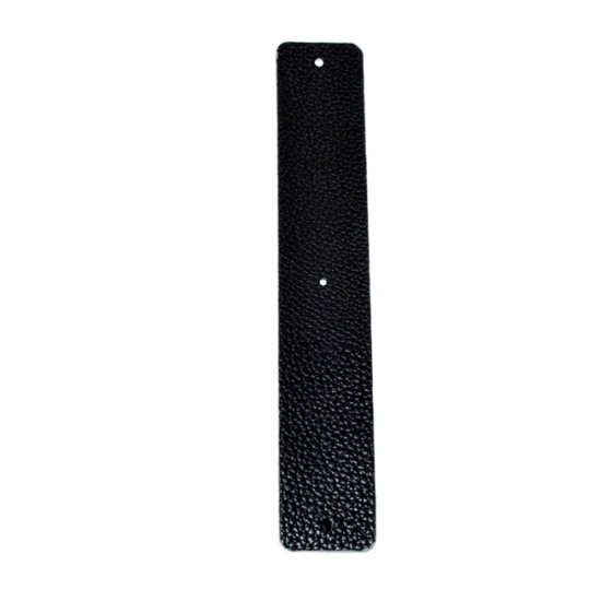 Cuir 25 mm noir / blanc