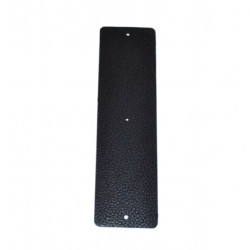 Leather strap 40 mm Black / White