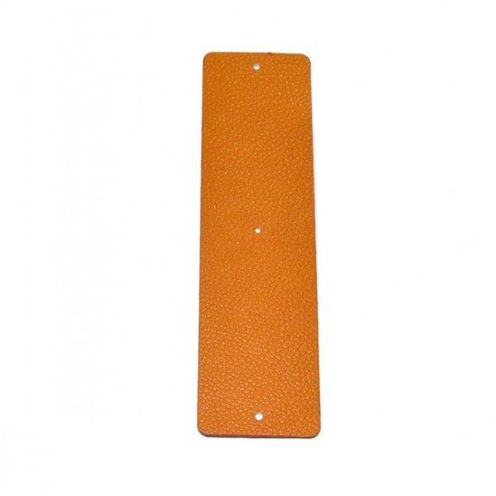Leather strap 40 mm blue / brown