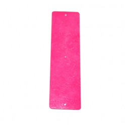 Leather Strap 40 mm fuchsia / gray