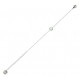 silver round noble opal bracelet