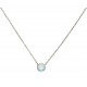 round noble opal necklace