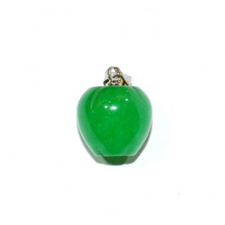 Sterling Silver jade pendant