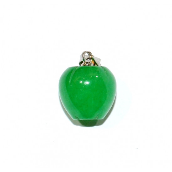 Sterling Silver jade pendant