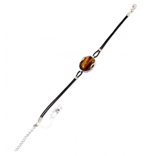 Sterling Silver Tiger's Eye Bracelet Sterling Silver Tiger's Eye Bracelet