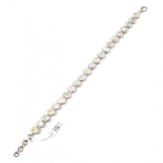 Sterling Silver Moonstone Bracelet Sterling Silver Moonstone Bracelet