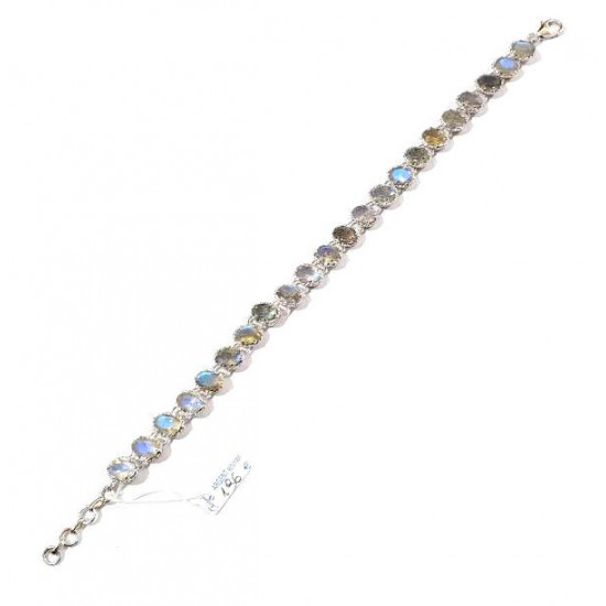 Sterling Silver Labradorite Bracelet