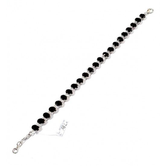 Sterling Silver Black Onyx Bracelet Sterling Silver Black Onyx Bracelet