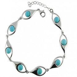 bracelet turquoise argent B-94-01